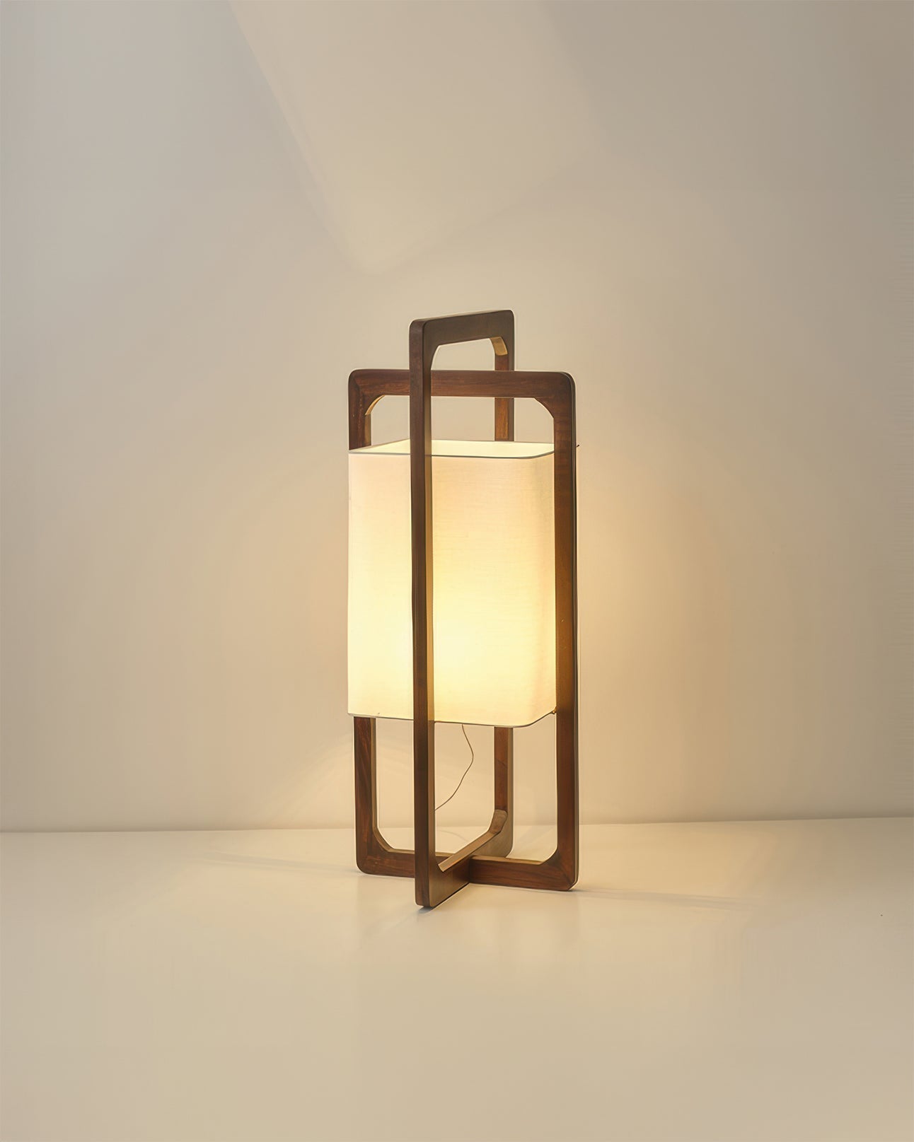 Lampadaire HikariZen bois japonais ambiance rétro zen
