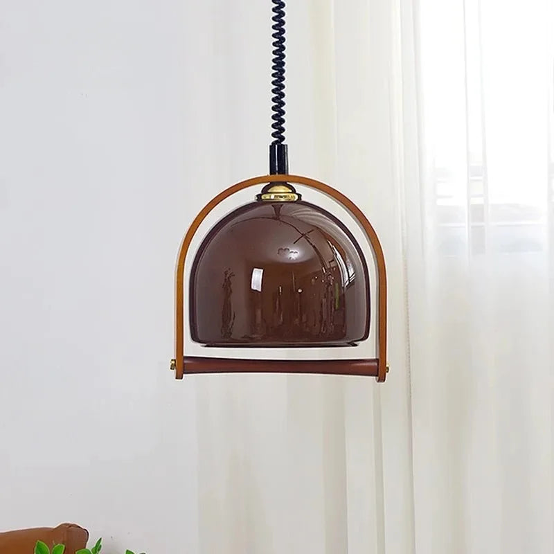 Závěsná lampa Linara Timber | Lustry do jídelny a nad kuchyňské ostrůvky | Lersk