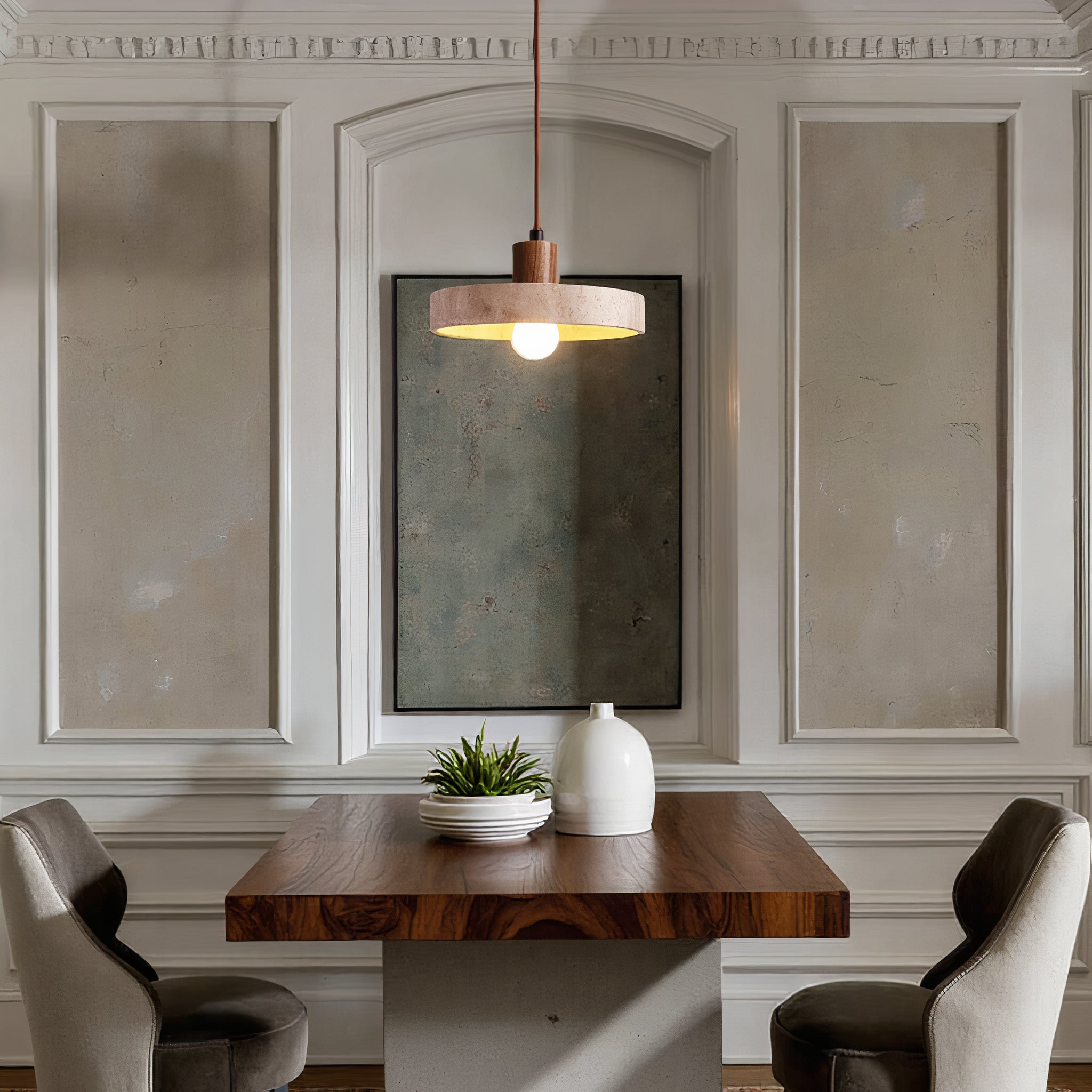 pendant lamp in natural stone - Unique & Adjustable | Lersk