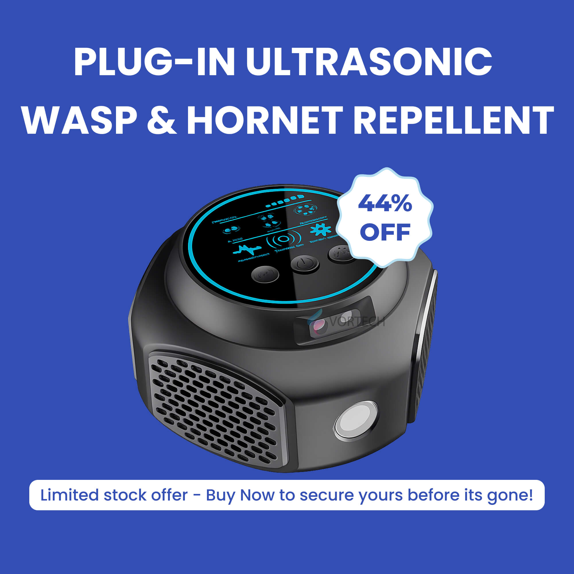 QGuard Ultrasonic Wasp & Hornet Control Plug-In 3200 Sq Ft | Lersk