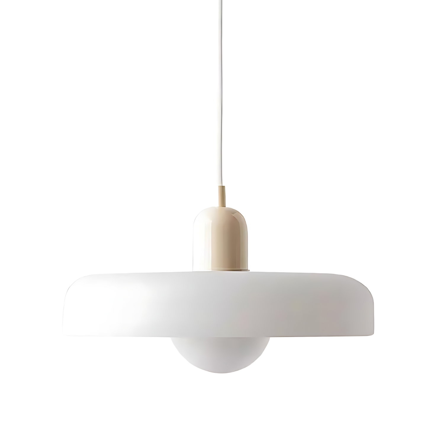 NovaHalo Ceiling Pendant Light With Opal Halo Shade Modern | Lersk