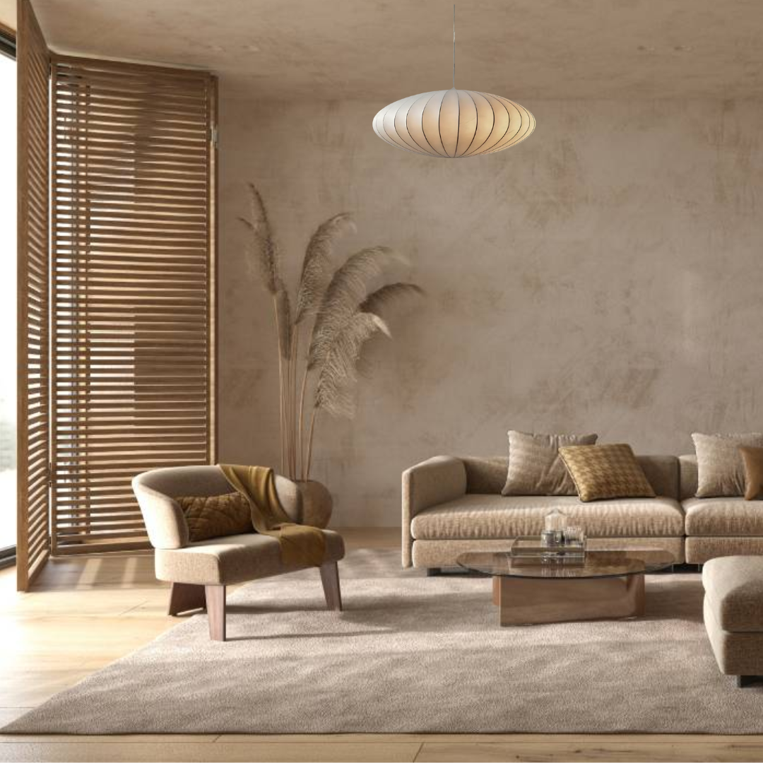 Lampa sufitowa Aethera Silk do nowoczesnych przestrzeni mieszkalnych | Lersk