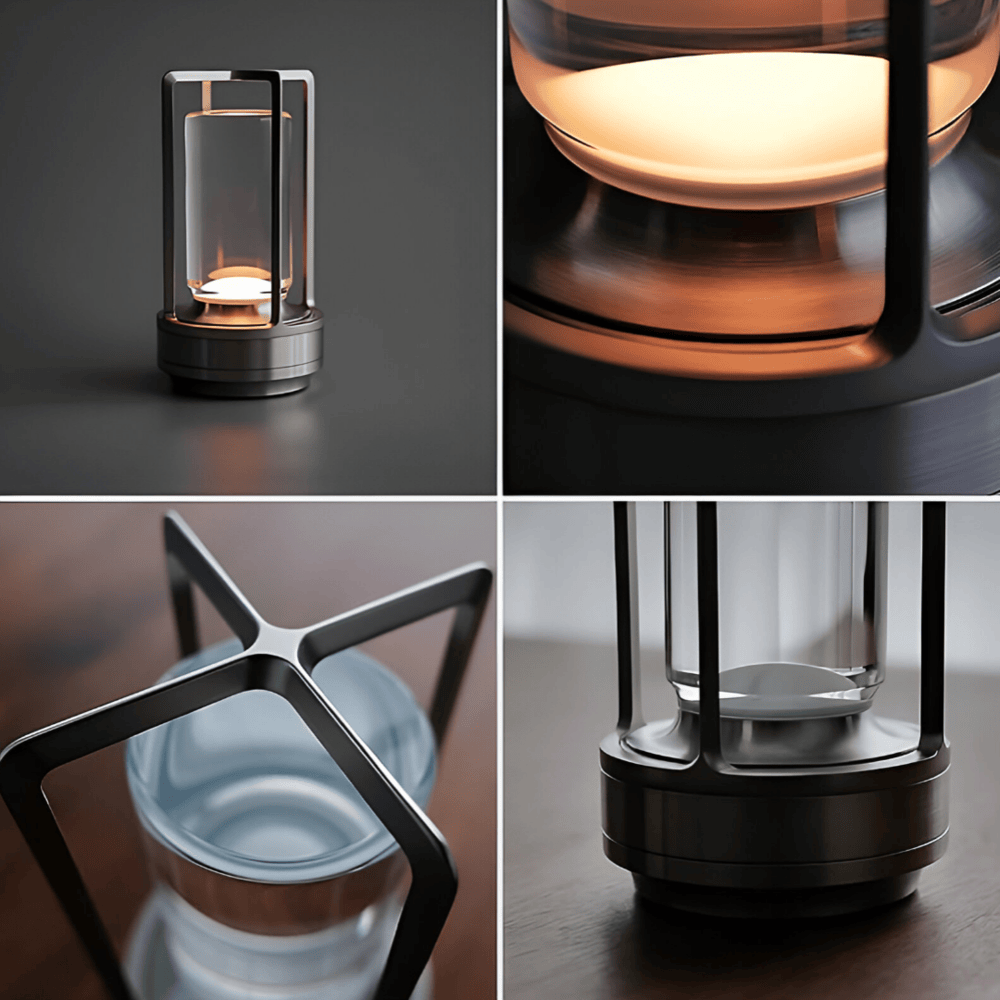 LumaNest Tischlampe Wasserdicht Tragbares LED-Licht für den Außenbereich | Lersk