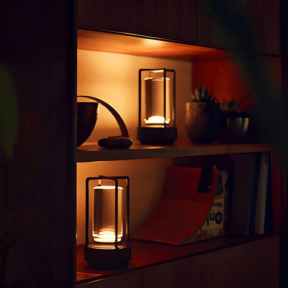 LumaNest Tischlampe Wasserdicht Tragbares LED-Licht für den Außenbereich | Lersk