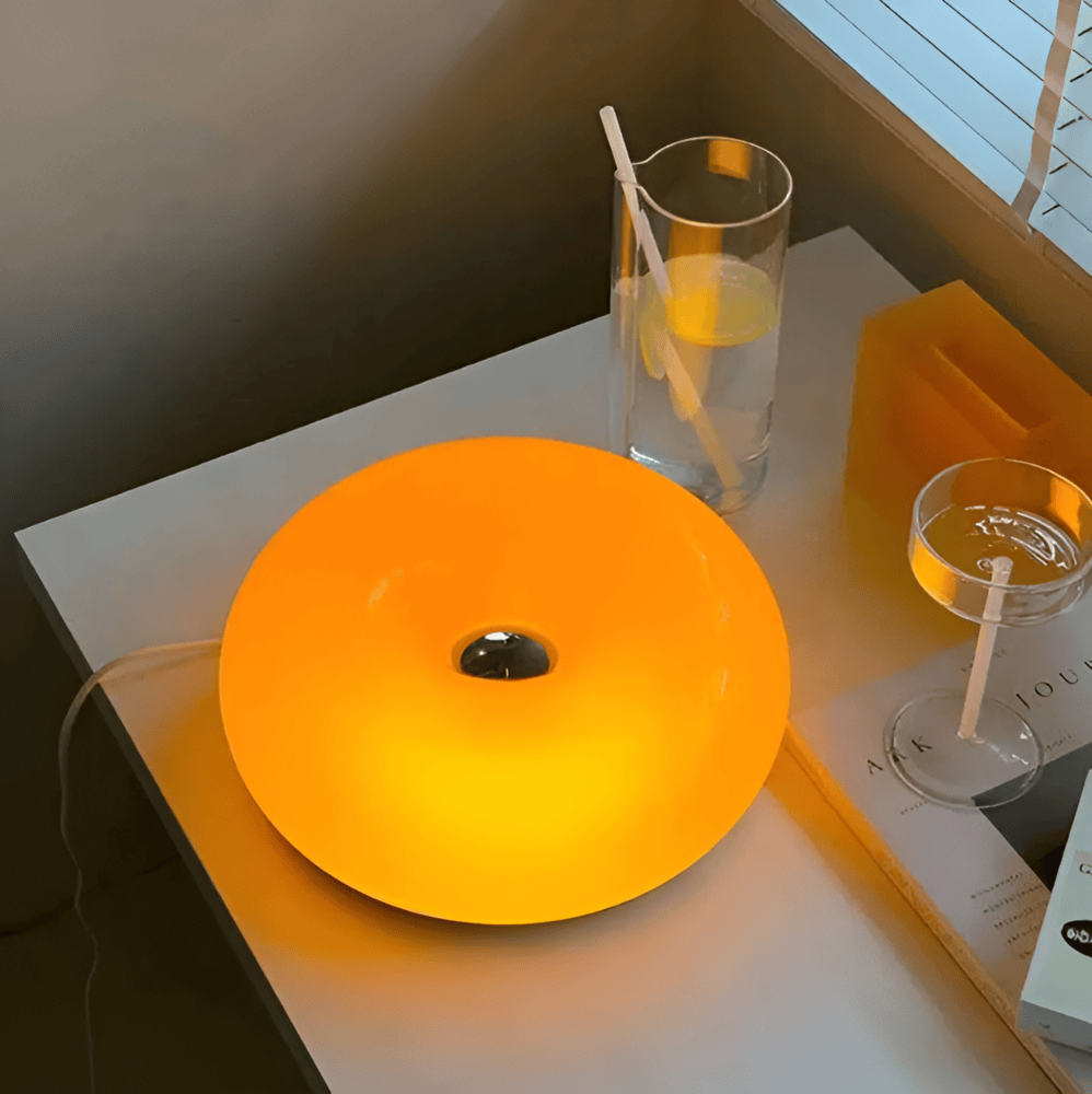 Orenda Donut Glass Lamp for Wall and Table Lighting | Lersk