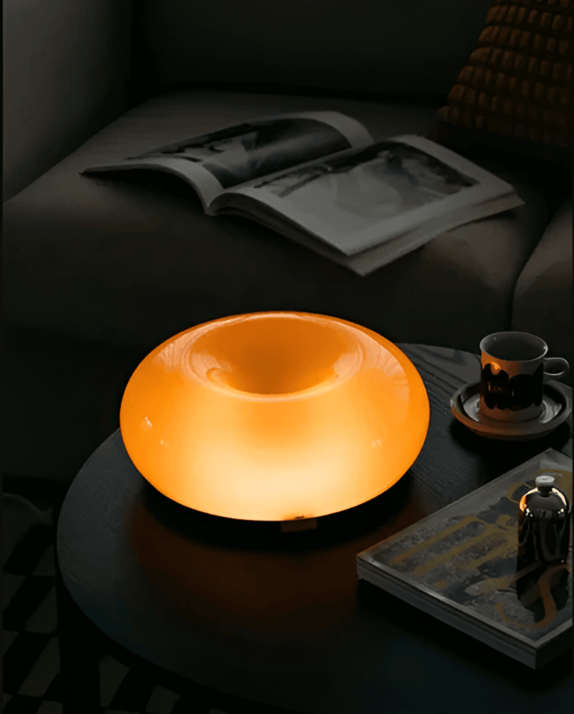 Orenda Donut Glass Lamp for Wall and Table Lighting | Lersk