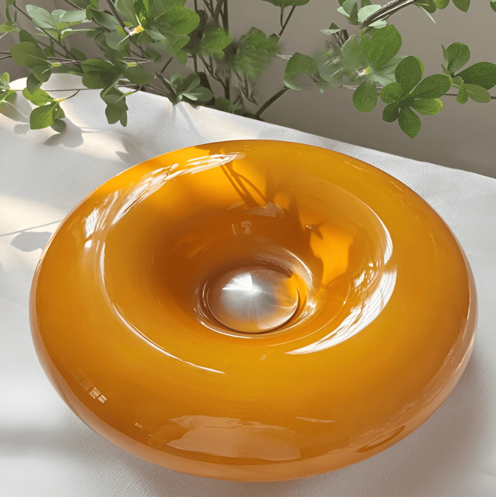 Orenda Donut Glass Lamp for Wall and Table Lighting | Lersk