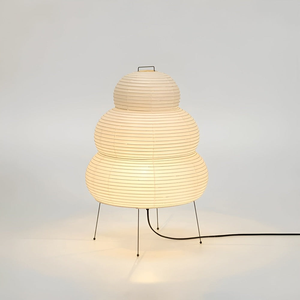 SoraLume Rispapir Gulvlampe med Justerbar Belysning | Lersk