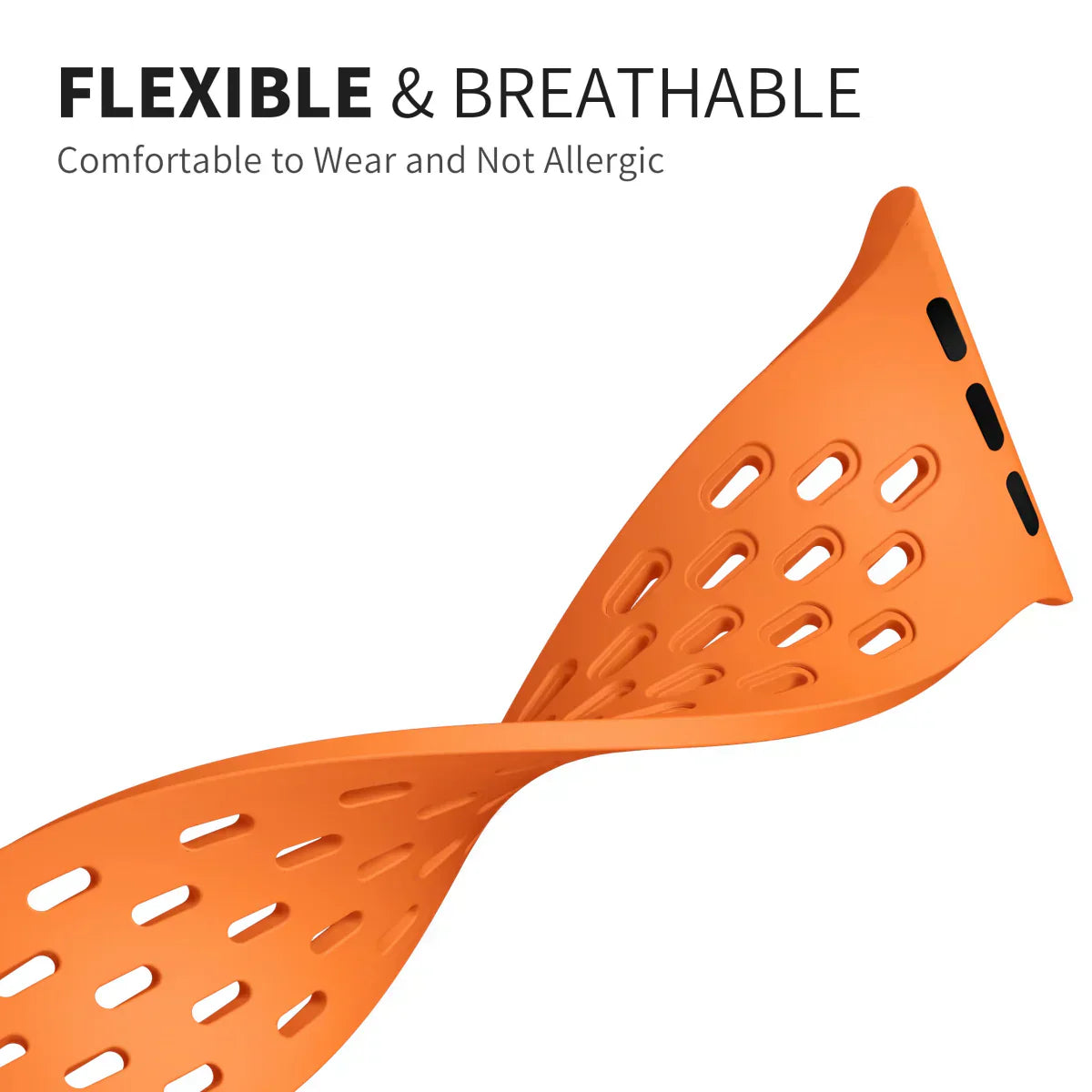 AeroMag | Breathable Magnetic Silicone Band for Apple Watch | Lersk