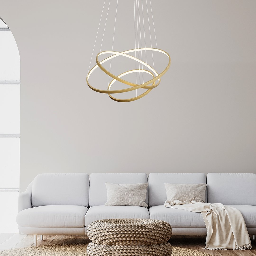 NovaHalo LED Pendant Light With Remote Control Dimmer | Lersk