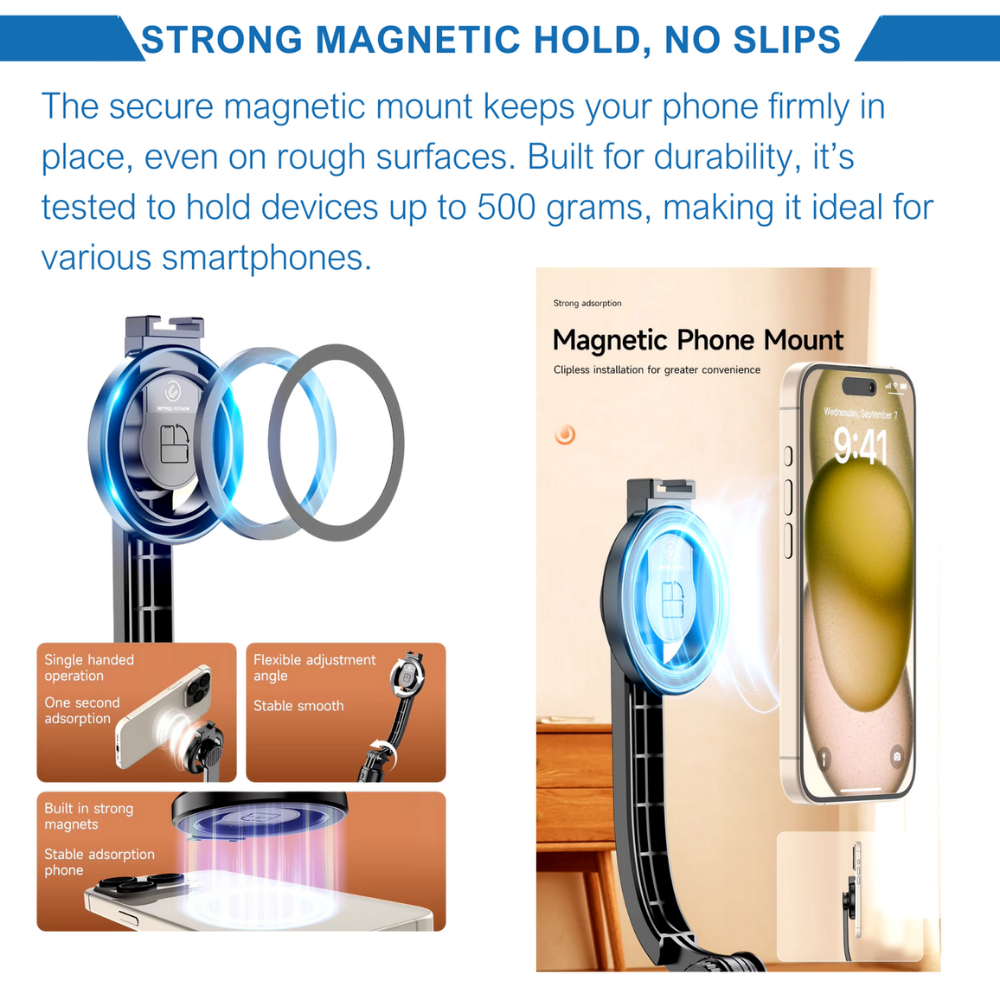 MagnoPod | Magnetisk Selfie-Tripod | Lersk