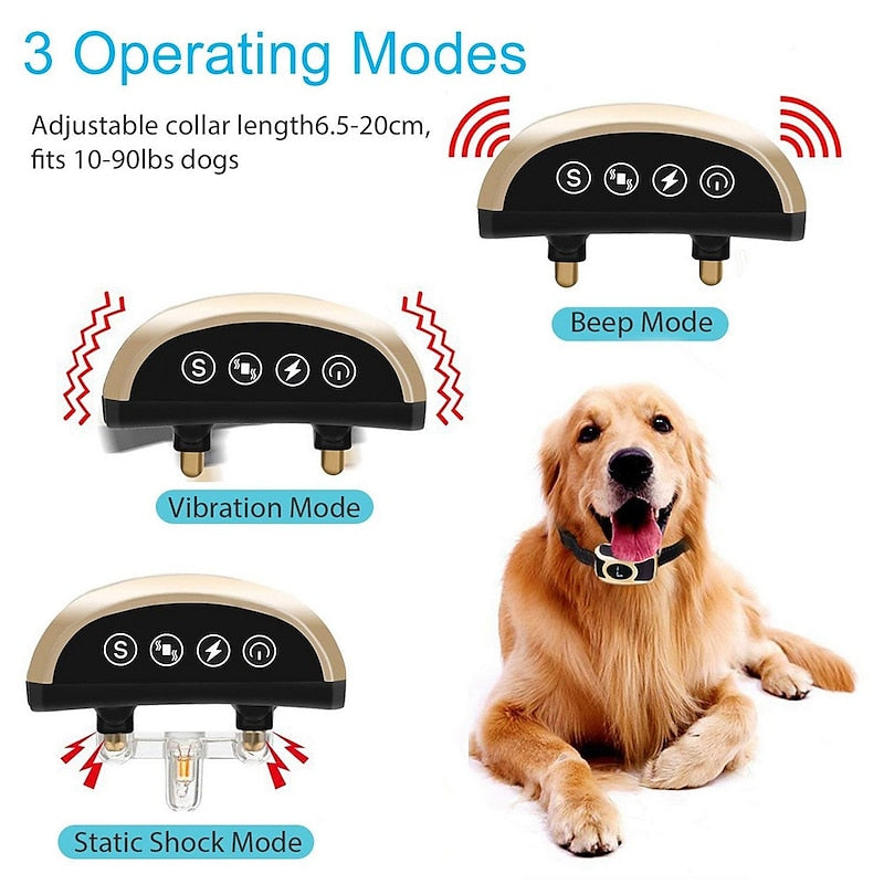 ZenPaw Rechargeable Bark Collar With Adjustable Sensitivity And Training Modes