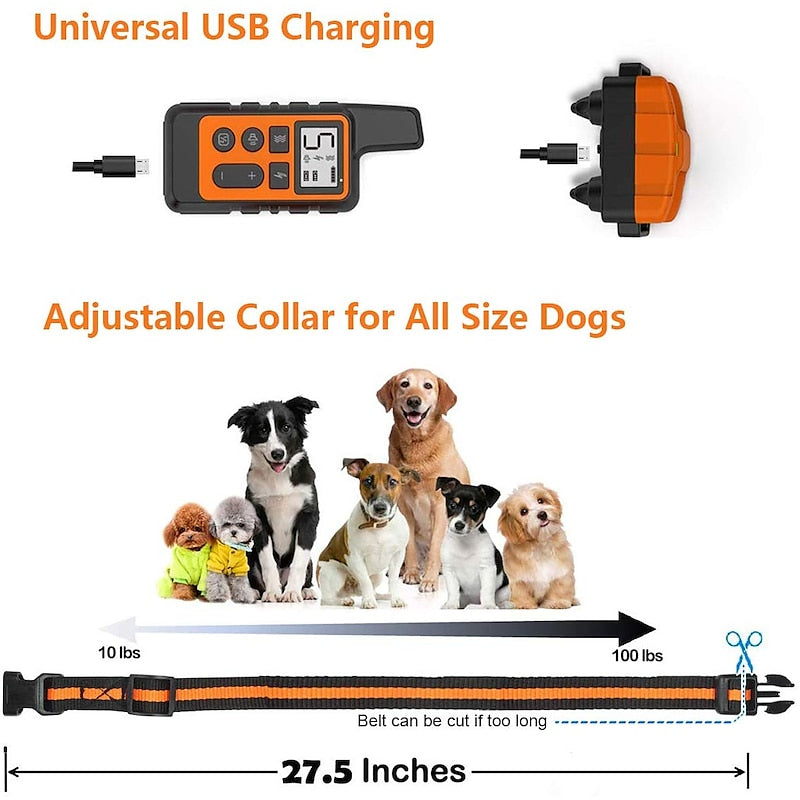 TerraPaw Pro Waterproof Dog Training Collar With 500m Range | Lersk