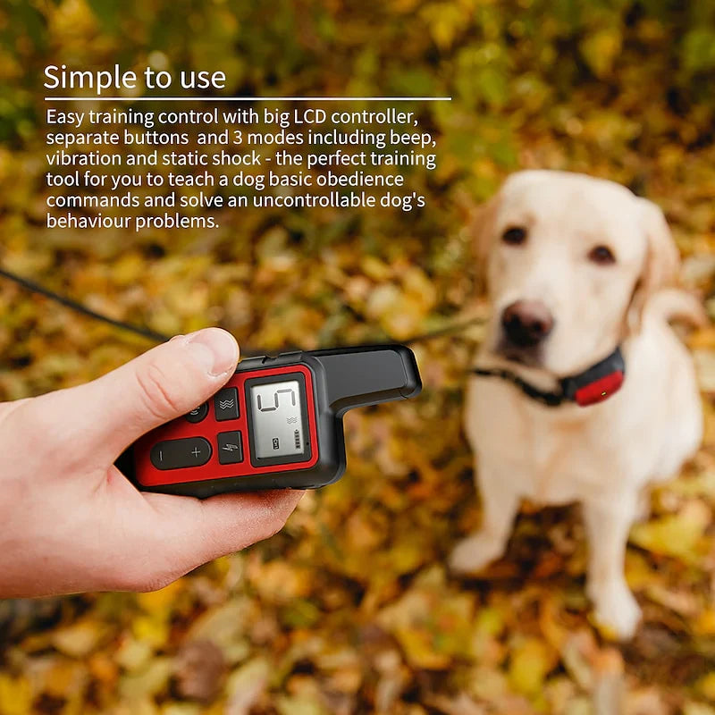 TerraGuard Pro Waterproof Dog Training Collar 500m Range | Lersk