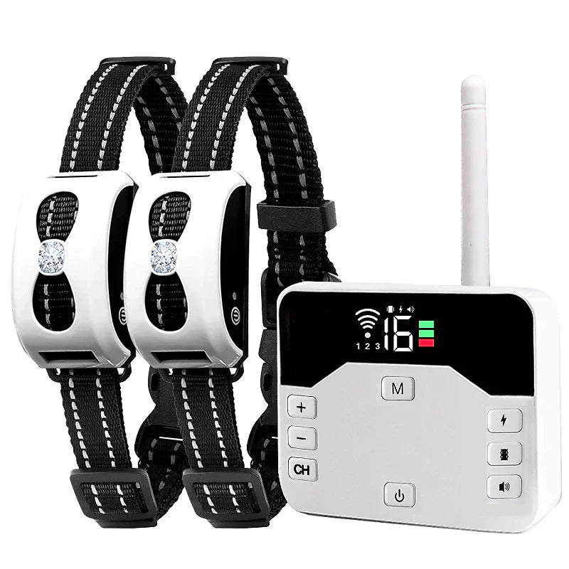 LumaGuard Dual-Modus Kabelloser Zaun- und Trainingshalsband | Lersk
