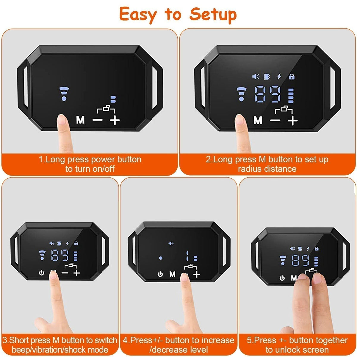 AstraGuard GPS Pro Wireless Dog Fence 30–1000m Boundary