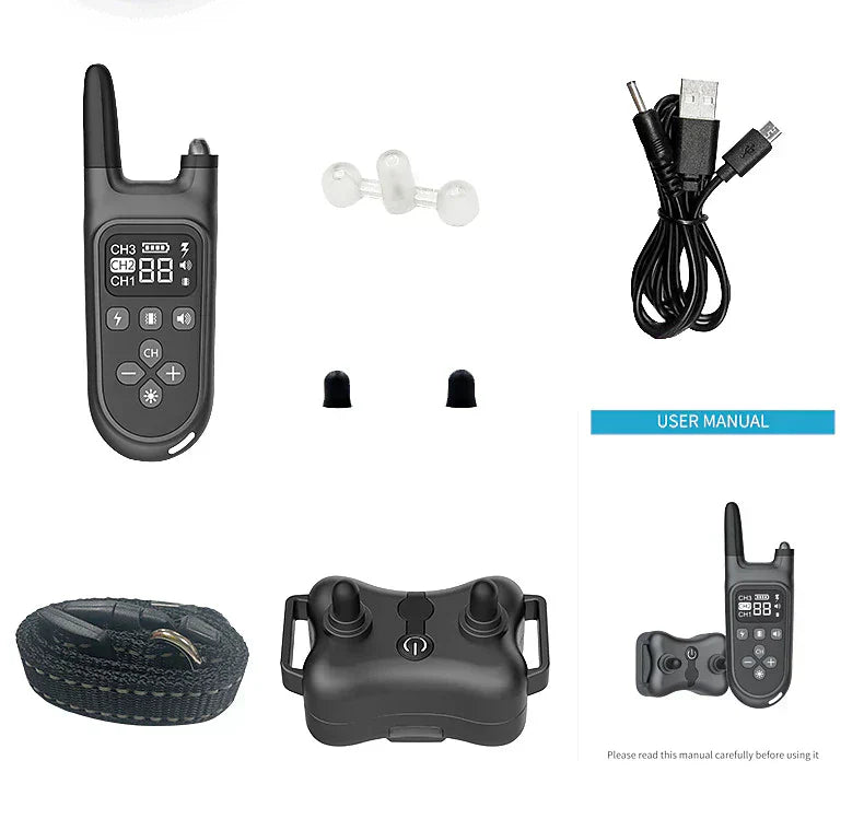 PawNova Remote Dog Training Collar - Beep, Vibration, Shock | Lersk