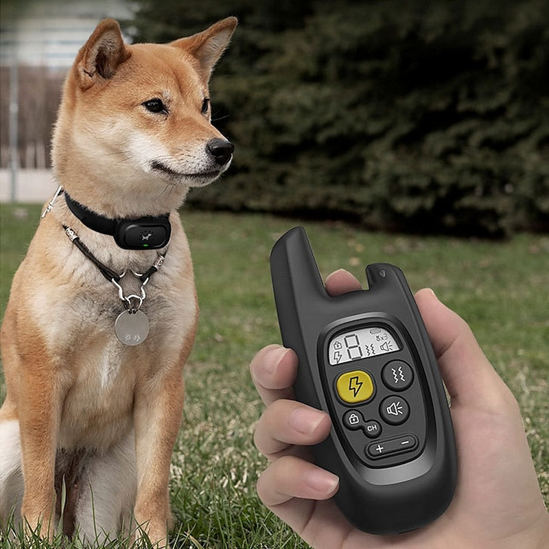 PawNova Pro 500m Waterproof Rechargeable Dog Training Collar | Lersk