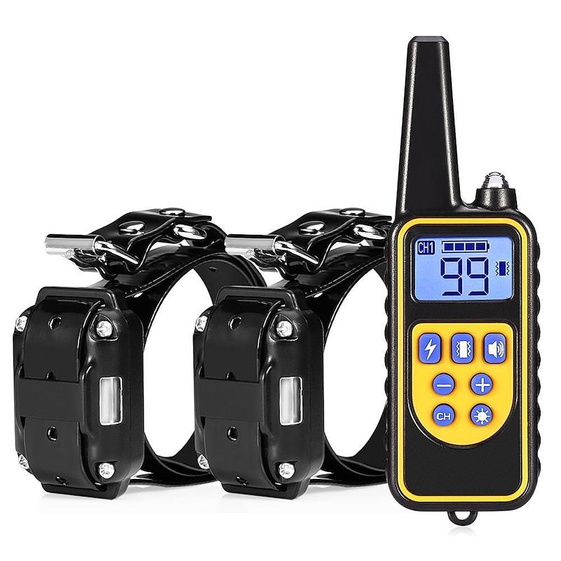 Premium Dog Training Collar With Flashlight Long Range 762m For Pet Parents | Lersk