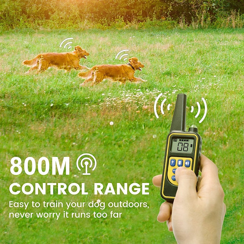 LyraPaw Pro Hundetrainingshalsband mit LED-Signal und 762-Meter-Reichweite | Lersk