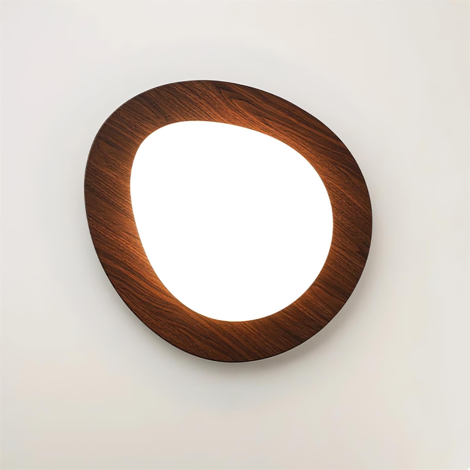 Luz de Teto NexaRipple Walnut Pebble com Brilho Quente | Lersk