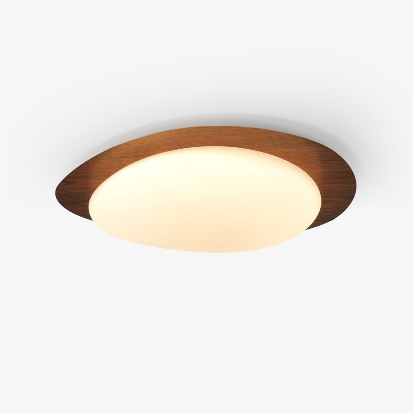 Luz de Teto NexaRipple Walnut Pebble com Brilho Quente | Lersk