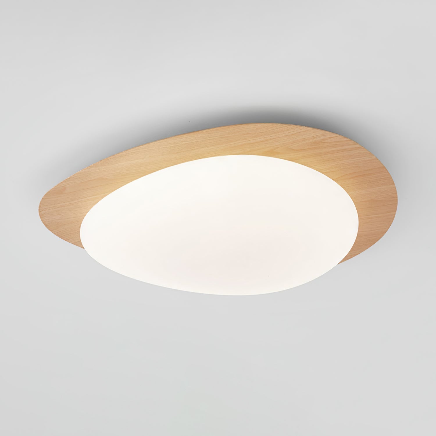 Luz de Teto NexaRipple Walnut Pebble com Brilho Quente | Lersk