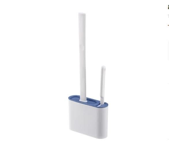 Spazzola per WC in silicone PerfectClean con design igienico da parete per una facile sanificazione del bagno | Lersk