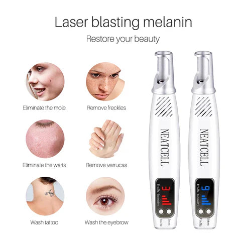 LumiDerm Laser-Stift zur Entfernung von Tätowierungen, Muttermalen und Sommersprossen | Lersk
