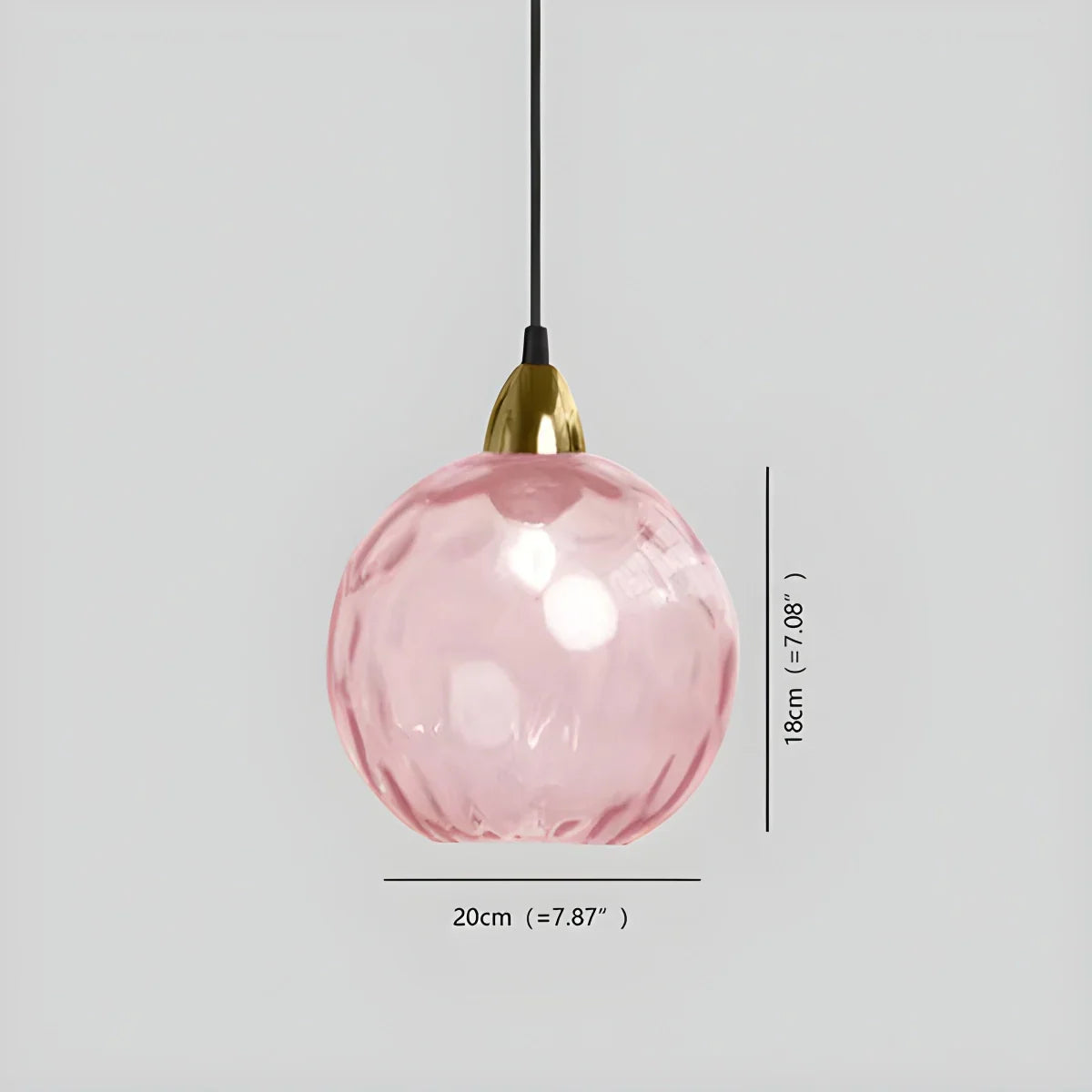 Colorful Glass Ball Pendant Light for Living Room | Lersk