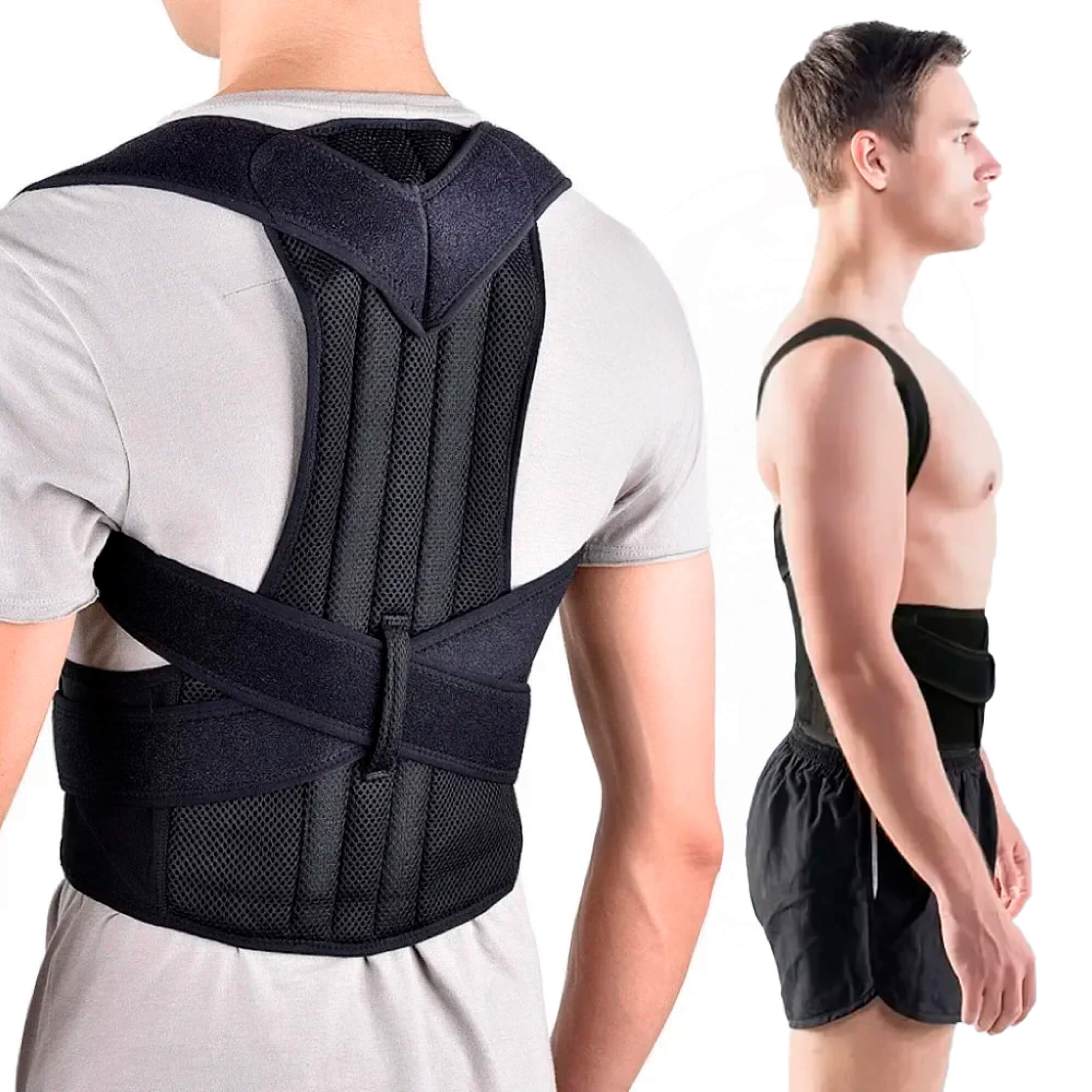 AlignEase Unisex Lumbar Posture Brace For Back Pain Relief | Lersk