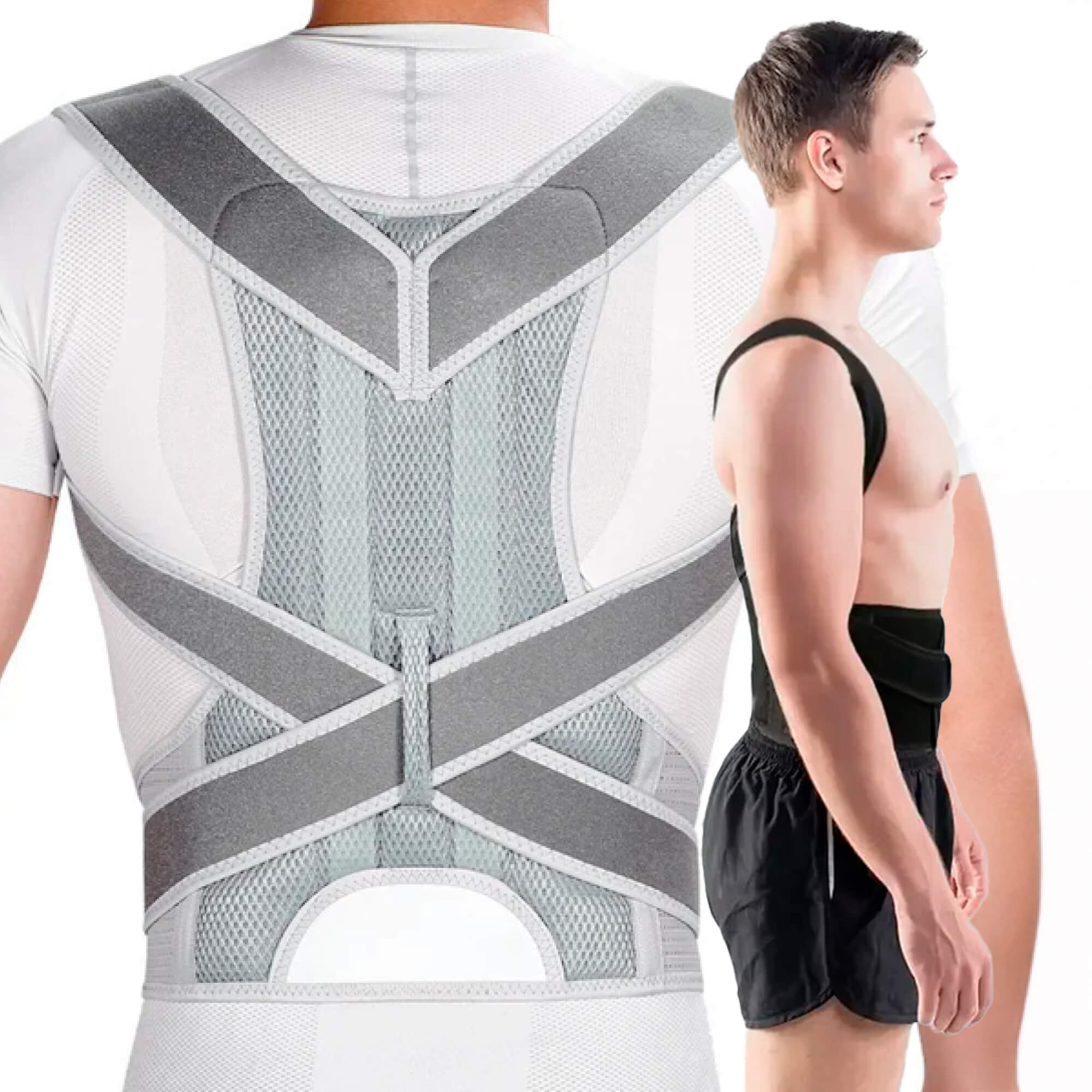 AlignEase Unisex Lumbar Posture Brace For Back Pain Relief | Lersk