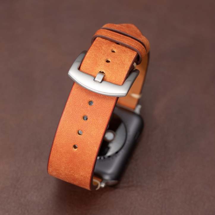 Bracelet de montre connectée en cuir italien premium Mareni | Lersk