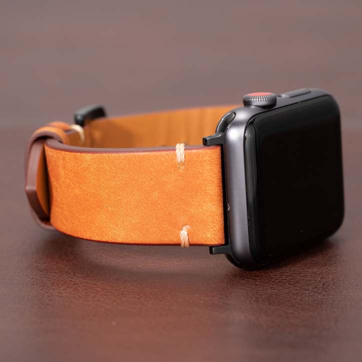 Bracelet de montre connectée en cuir italien premium Mareni | Lersk