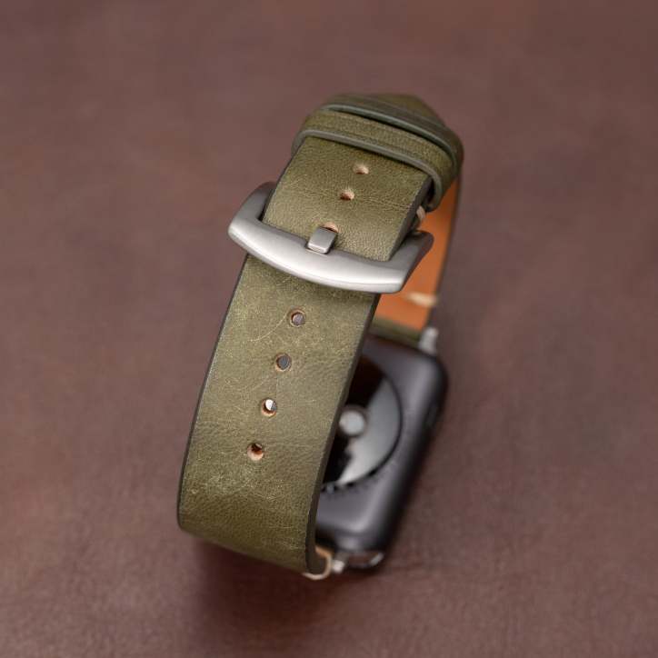 Bracelet de montre connectée en cuir italien premium Mareni | Lersk