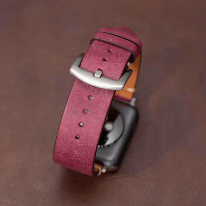 Bracelet de montre connectée en cuir italien premium Mareni | Lersk