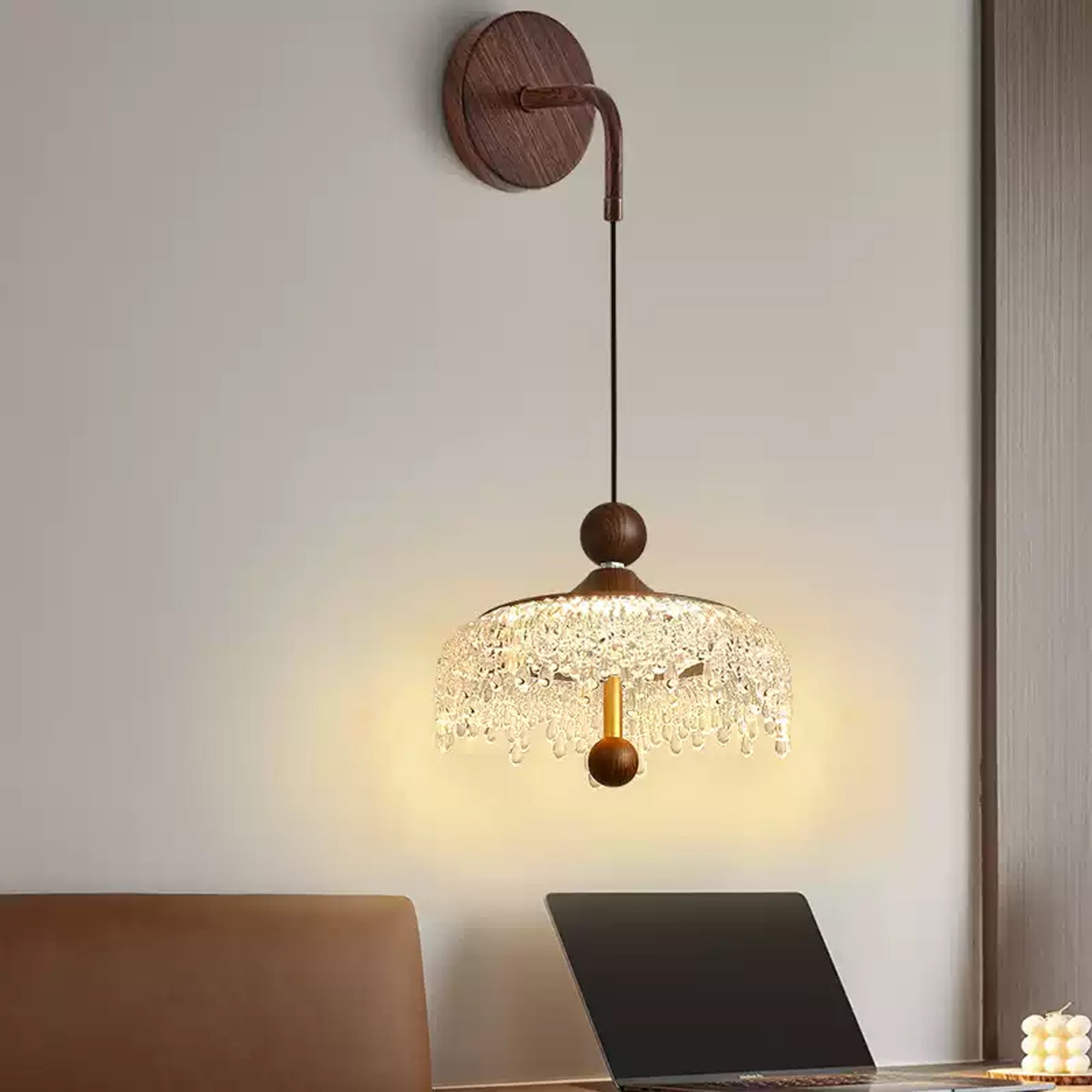 NovaLux Elegant Vintage Black Wall Sconce Lighting Fixture | Lersk