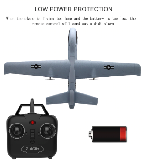 AeroRaptor X51 Fjernstyret Fly med LED og Batteri | Lersk