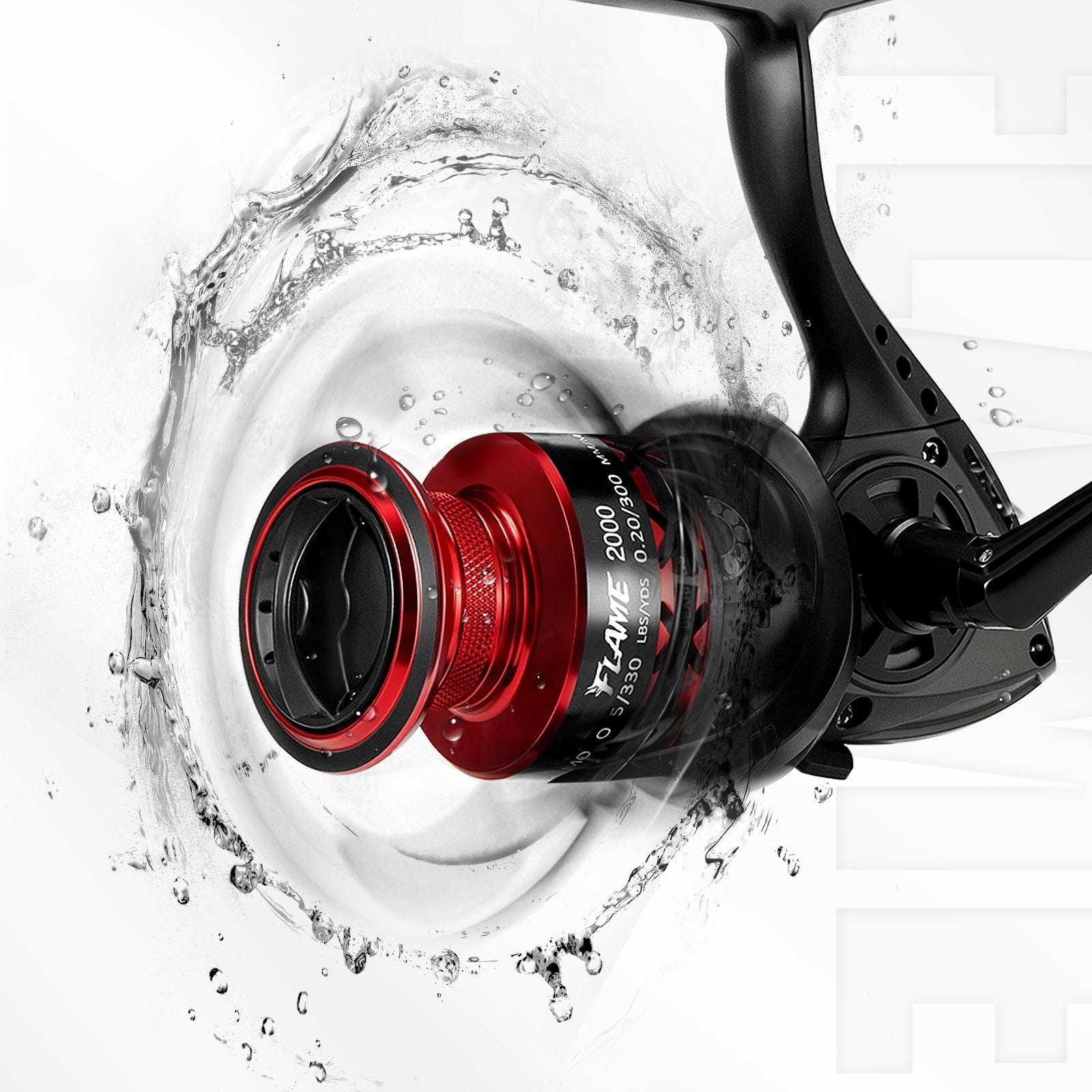 Piscifun Flame Spinnrolle Rot Angelrolle | Lersk