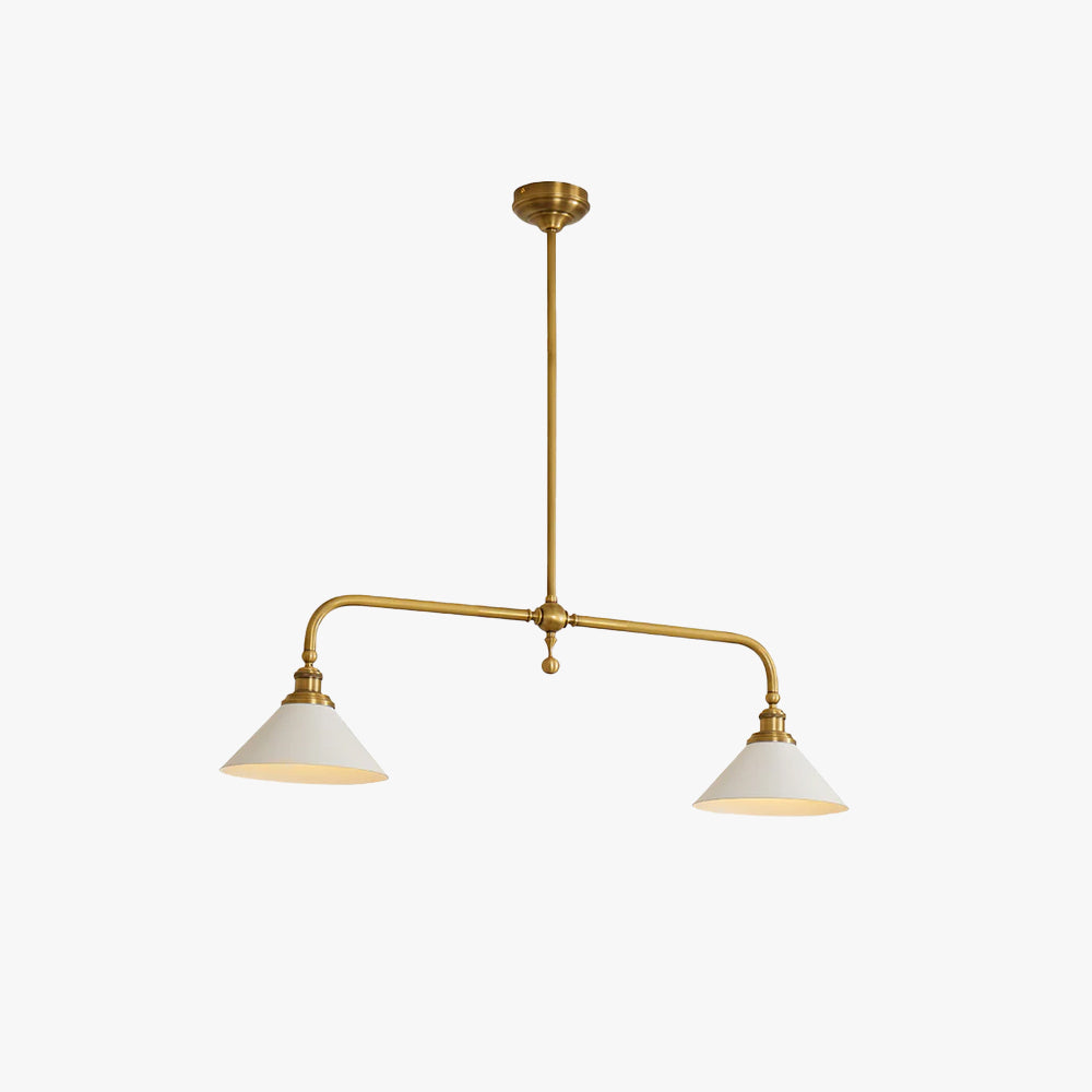 AstraVex Vintage Glass Pendant Light With White Shade | Lersk