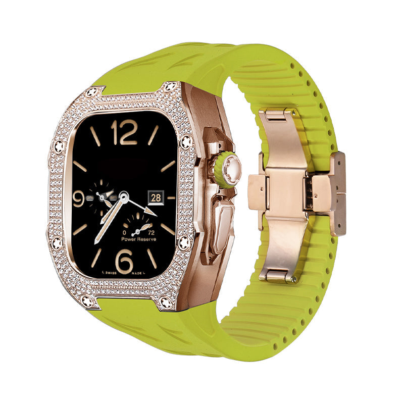 Nivaro | Titanium 5A Zircon Retrofit-etui til Apple Watch Ultra | Lersk