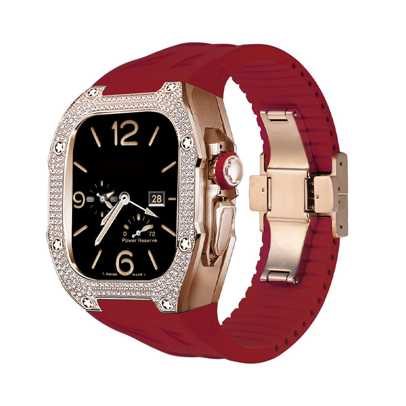 Nivaro | Titanium 5A Zircon Retrofit-etui til Apple Watch Ultra | Lersk