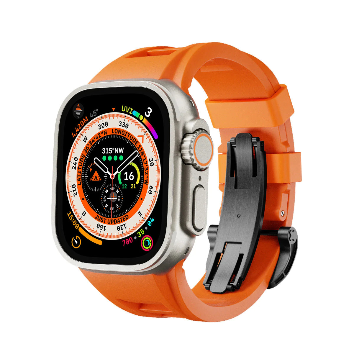 Řemínek Zephra Sport FKM pro Apple Watch | Lersk