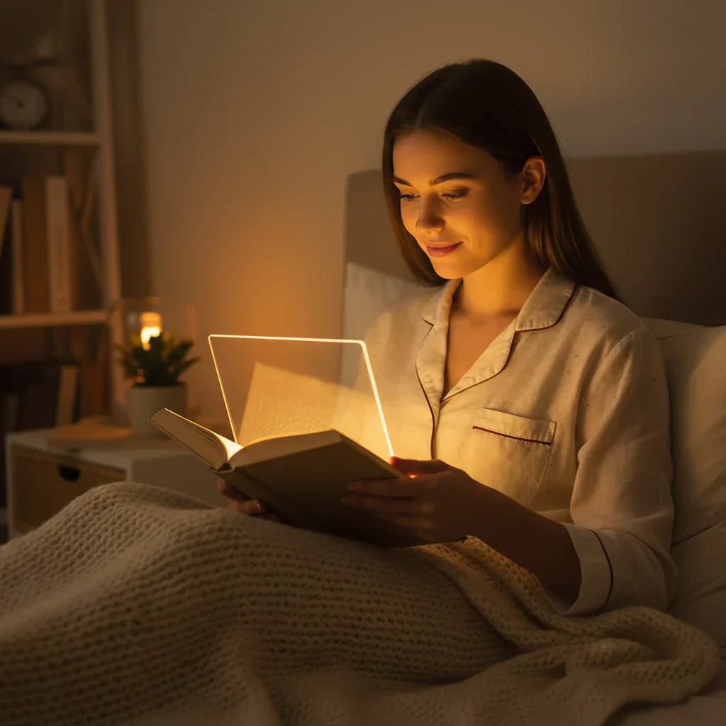 Flat Panel LED USB Rechargeable Book Light Reading Lamp | Lersk