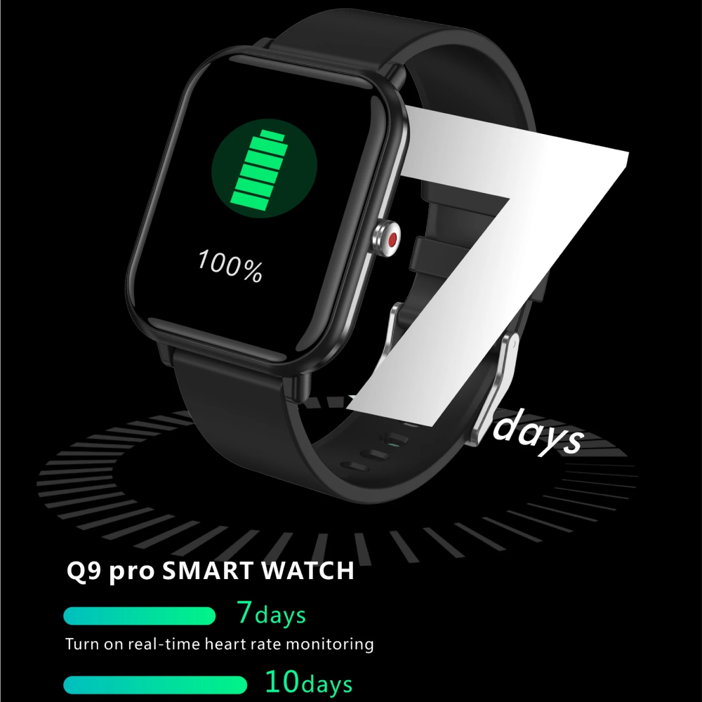 Montre connectée NexFit 2024 Sport étanche pour la pression artérielle au poignet, compatible Android et iOS | Lersk
