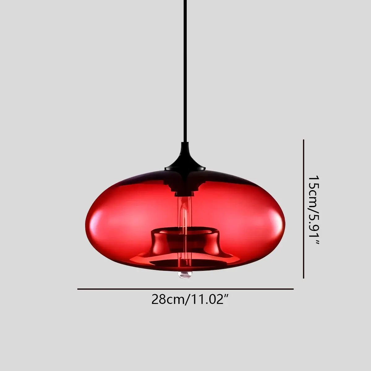 Colorful Glass Pendant Light for Dining Area | Lersk