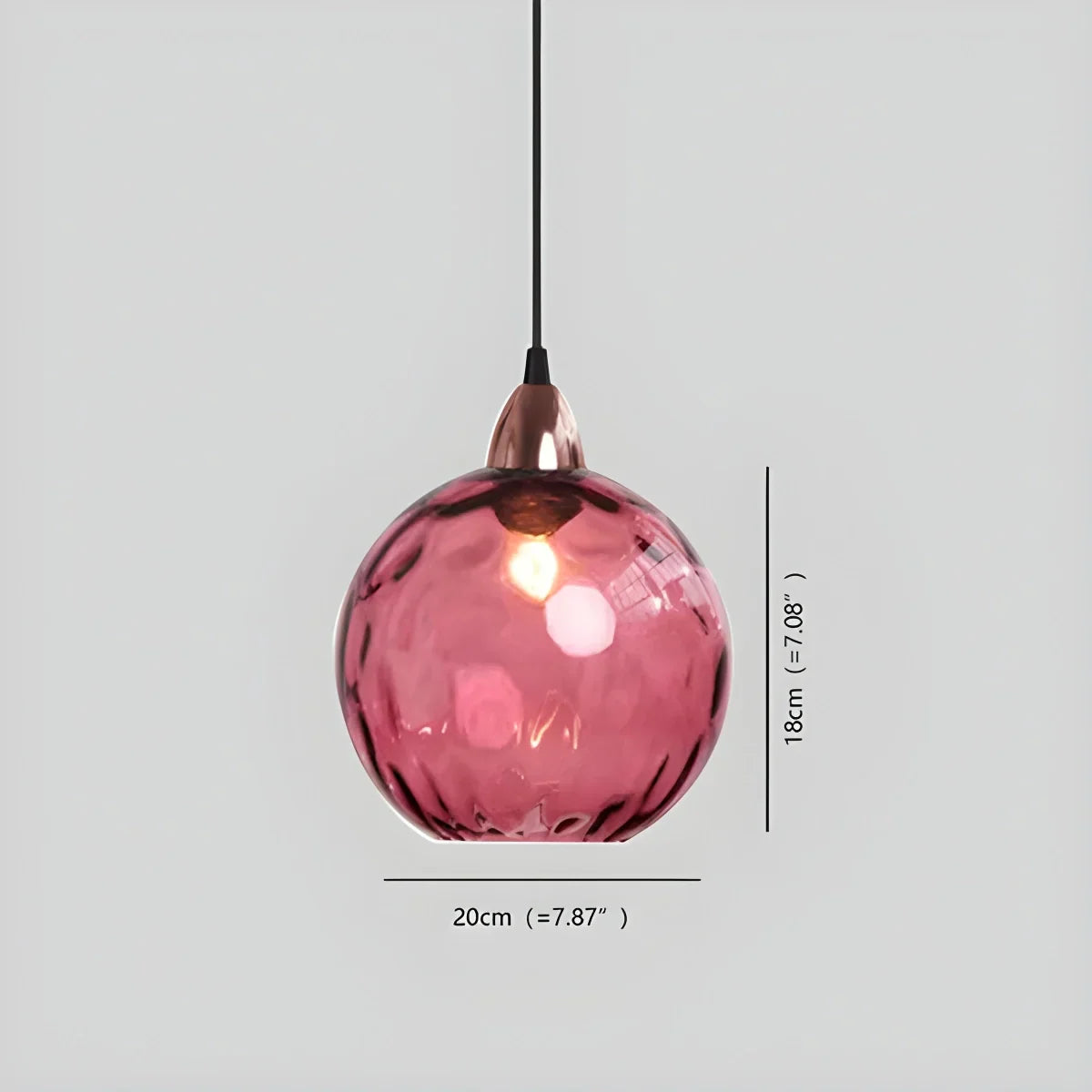 Colorful Glass Ball Pendant Light for Living Room | Lersk