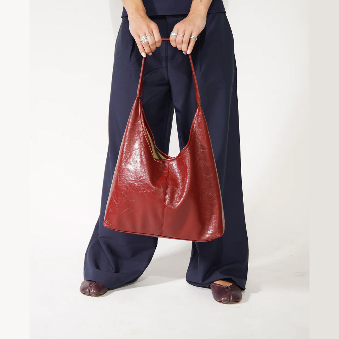 ArdentLux Vintage Tote Duo in Distressed Vegan Leather | Lersk