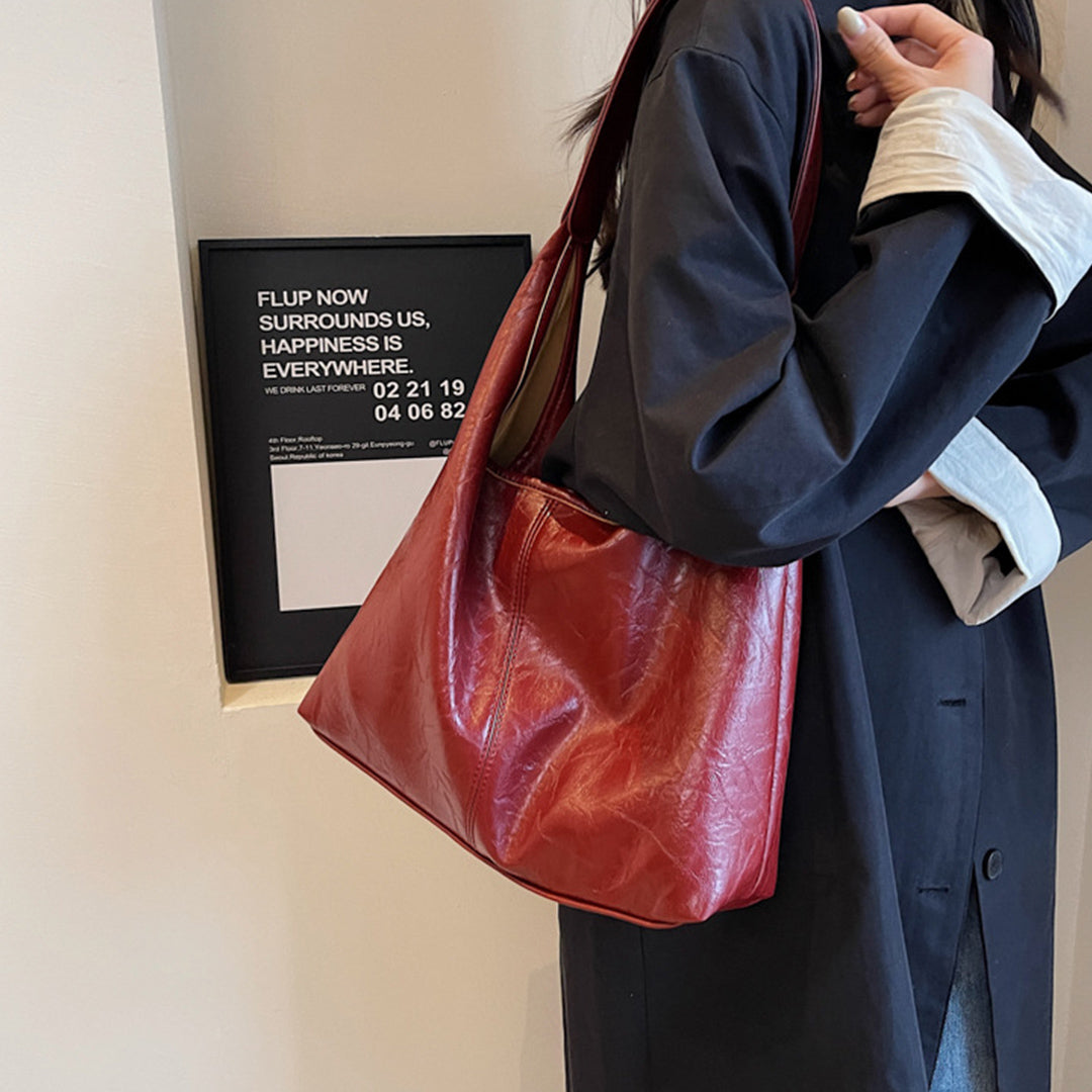 ArdentLux Vintage Tote Duo in Distressed Vegan Leather | Lersk
