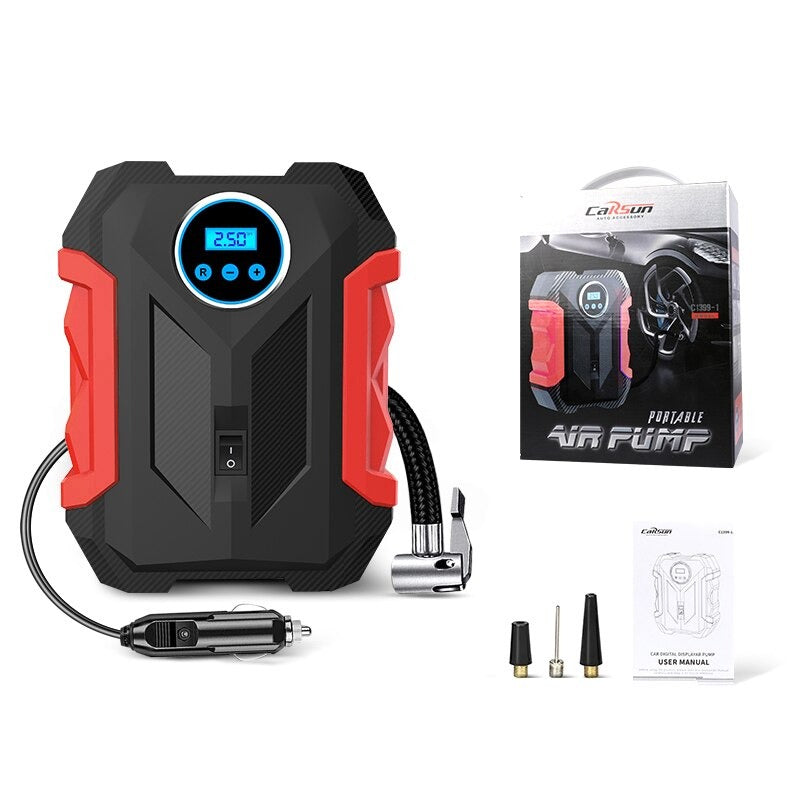 PulseGo Compressore Portatile Compatto per Pneumatici per Auto e Bici | Lersk